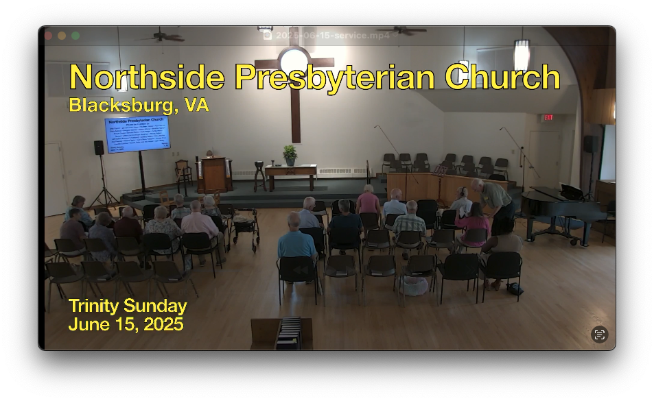 screen shot of video