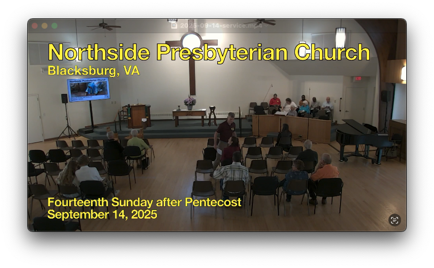 screen shot of video