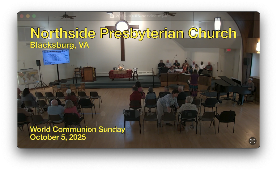 screen shot of video