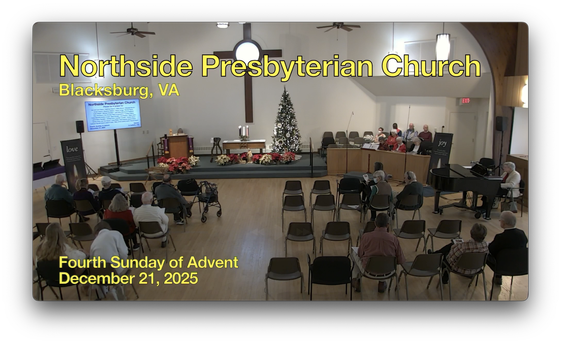 screen shot of video